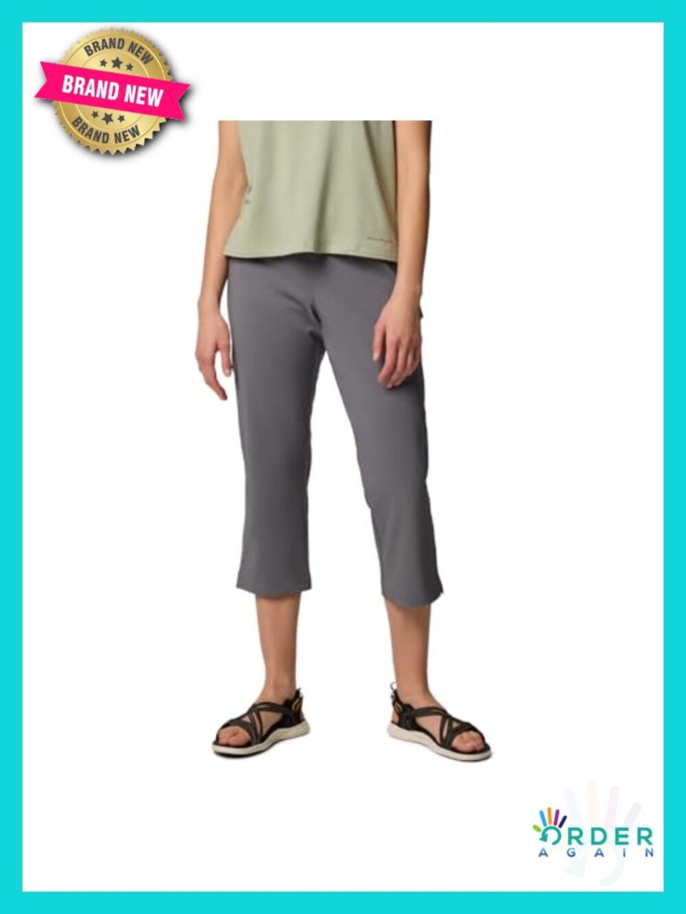 Columbia All Seasons Capri - Straight Leg Crop Pants with UPF Sun Protection